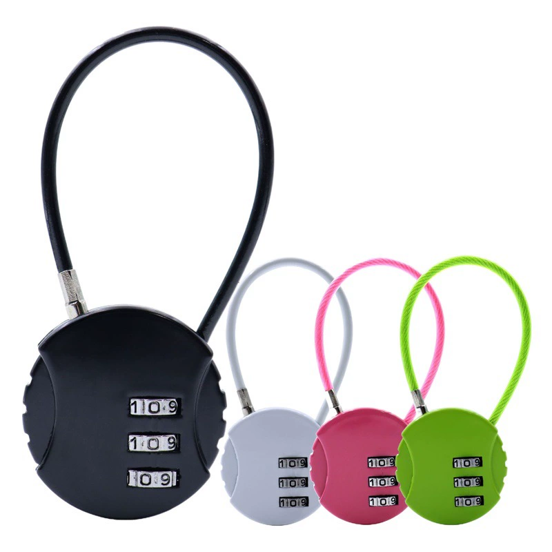 Провод кодовый замок тренажерный зал шкафчик замок корзина автомобиля шлем замок сумка багаж Мини небольшой размер замка