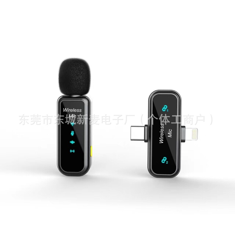 K8K9 ワイヤレスラベリアマイククロスボーダーホットモデル K15 スリーインワン携帯電話ライブブロードキャストミニノイズリダクションラジオマイク|undefined
