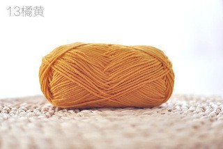 [Envío gratis] productos genuinos de cuatro hebras hilo de algodón de leche hilo de bebé muñeca hilo de algodón ganchillo lindo muñeca lana 4-Strand