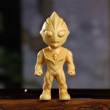 黄杨木雕刻迪迦奥特曼木雕工艺品卡通男童生日礼物装饰实木摆件