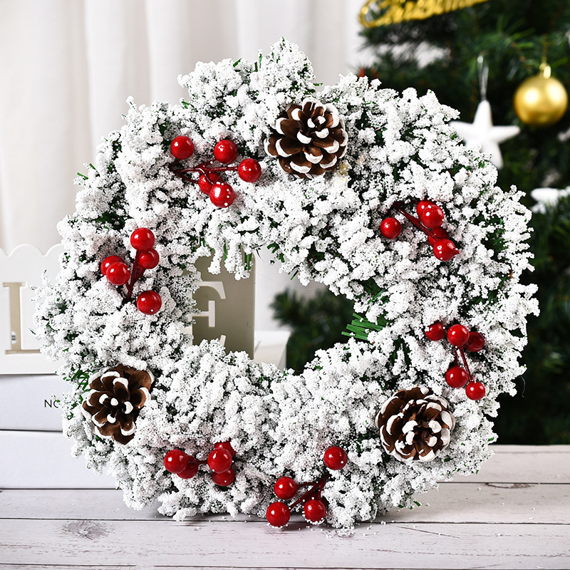 新品クリスマス装飾クリスマス籐30cmクリスマスリースクリスマスドア掛けホテルモールクリスマスペンダント|undefined