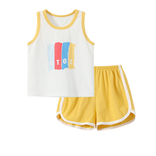 Baby onesie set summer thin sleeveless clothes pure cotton unisex children summer shorts cute super adorable
