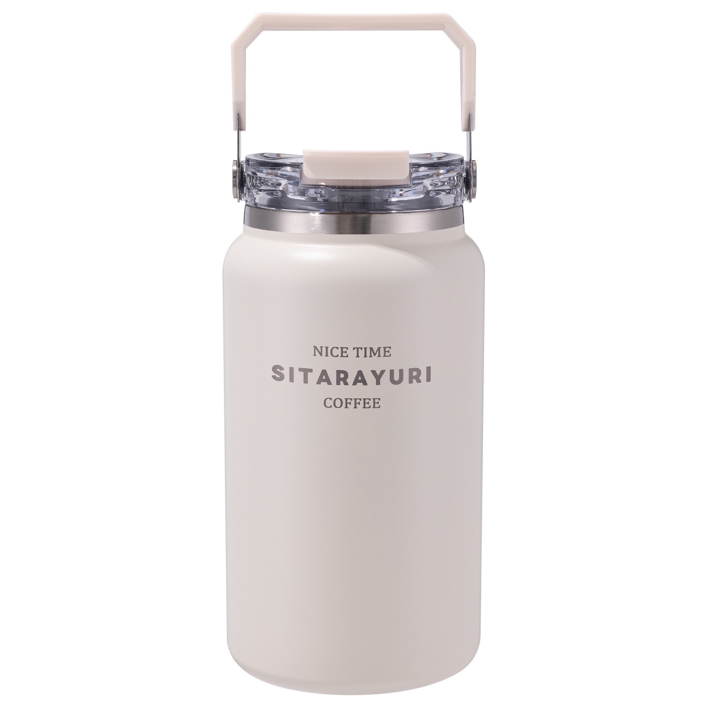SITARAYURI Taza de hielo de gran capacidad de paja Taza de aislamiento de calor portátil de viaje al aire libre Taza de bebidas dobles