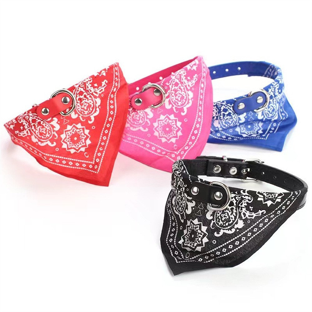 Babero Grande para Perros, Pañuelo para Mascotas Lindo y Ajustable, Estilo Étnico, para Gatos y Perros Grandes, Pañuelo Triangular con Estilo Japonés