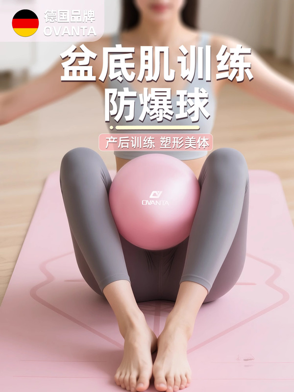 大人用ヨガボール、妊婦専用骨盤底筋、女性フィットネスヨガ防爆ピラティスボール20cmヨガ器具|undefined