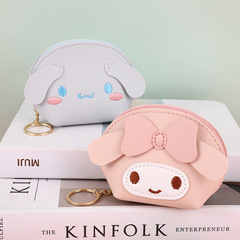 Korean version of ins cute princess coin purse Jade cinnamon dog KT cat small and simple card holder female student coin clutch bag