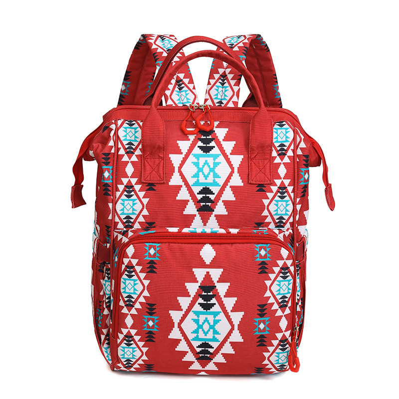 Inventario transfronterizo de venta en caliente bohemia estilo europeo y americano cremallera para salir mochila de ocio de mujer bolso de mamá