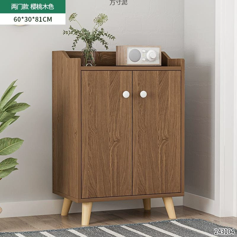 Простой обувной шкаф для домашнего дверного проема из массива деревянных ножек для хранения гостиной балкон экономит пространство большой емкости, многослойная пылезащитная стойка для обуви