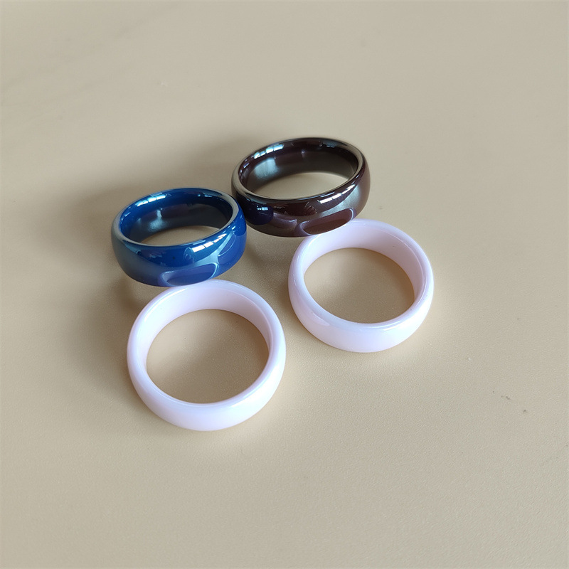 地铁公交门禁新能源车NFC戒指 高频/低频无线射频感应陶瓷戒指