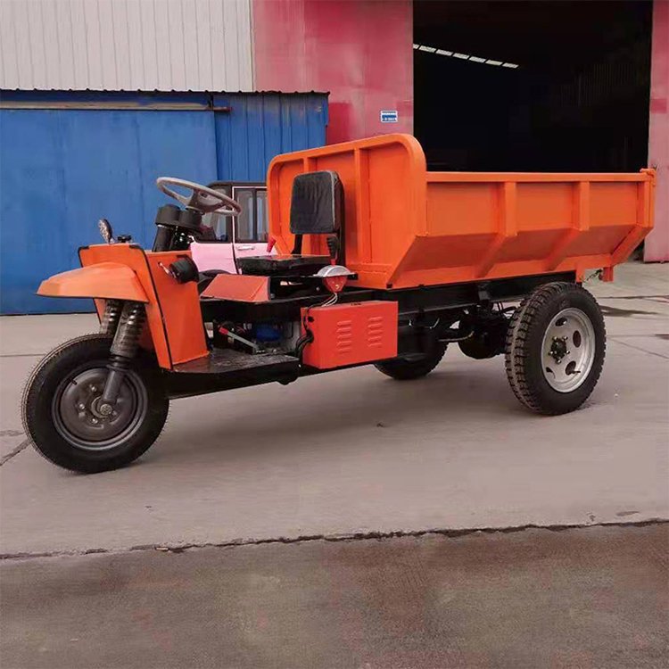 Triciclo eléctrico de minería con peso de descarga de 2 toneladas y 3 toneladas, camión de transporte de arenisca subterránea, tigre trepador de mina