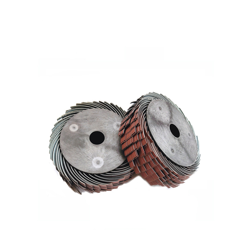 厂家批发三菱361砂布丝轮金属拉丝轮千叶轮 凹凸面打磨轮 拉丝轮