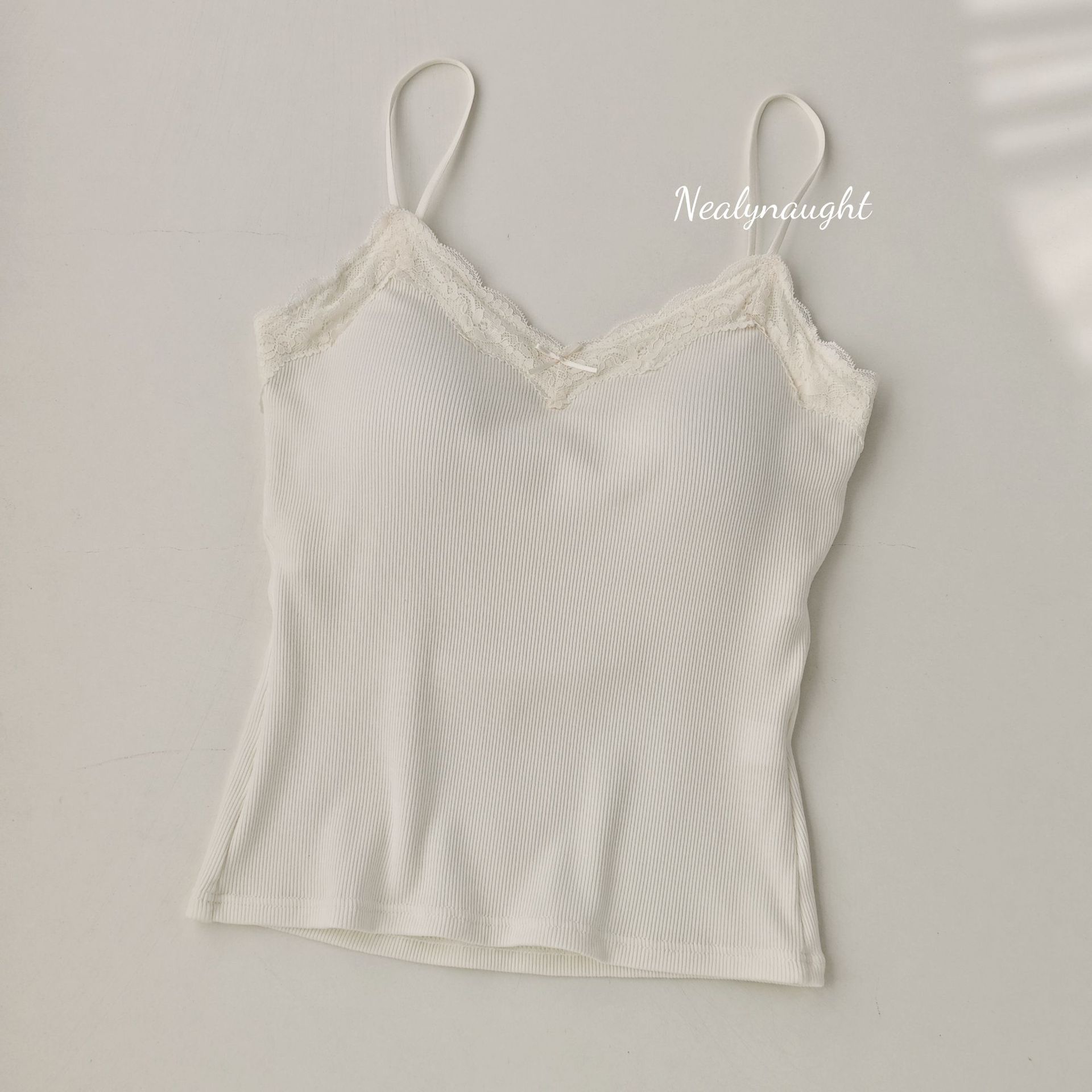 흰색(얇은 레이스 스트랩)