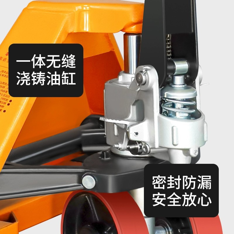 carretilla elevadora manual 2 toneladas 3 toneladas 5 toneladas 550 / 685 camión de transporte hidráulico de buey pallet logístico carretilla elevadora hidráulica manual