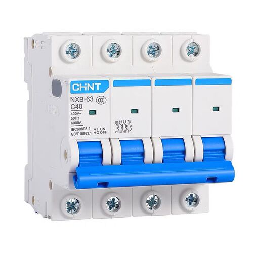 Zhengtai Air Circuit Breaker NXB-63 Household 2P Circuit Breaker 3P Small Circuit Breaker 1P Main Switch Electric Switch 4P 32A 63A