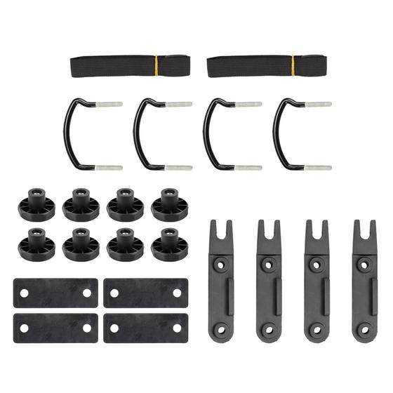 Applicable roof luggage accessories bag U bag buckle metal fastener sticker base plate quick clip quick release bandage strip