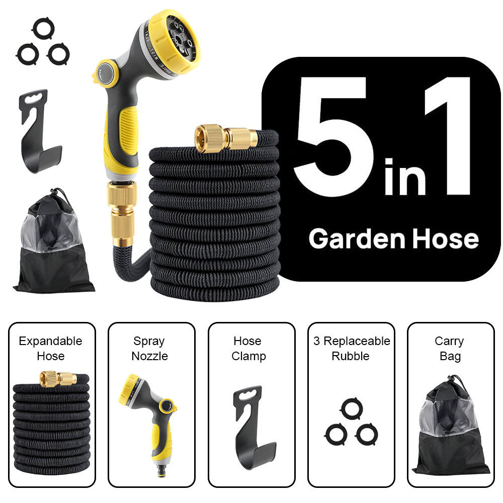 Extendable Automatic Garden Water Hose For Home Use Car Washing Floor Cleaning Landscaping Gardening Watering Flower Care_voghion.com