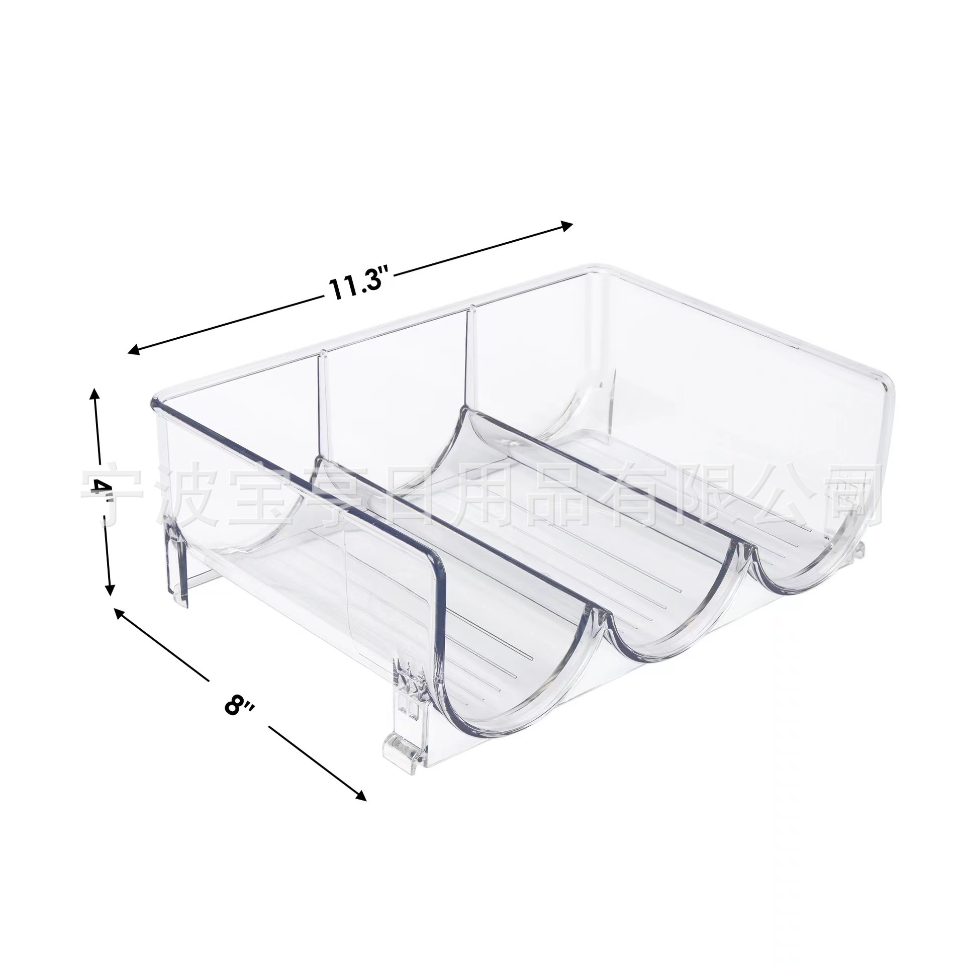 투명 클래식 싱글 레이어 3 피스