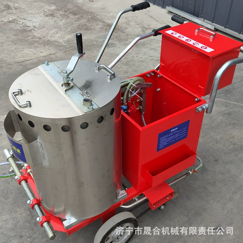 Маркировка линии зебры, ручная машина для маркировки горячим расплавом, взлетно-посадочная полоса, парковочное пространство, небольшая маркировочная машина, машина для маркировки горячим расплавом