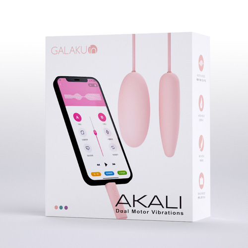 GALAKU Akali Double Vibrating Egg AI Version Mini Program Remote Control Vibrating Masturbation Device Adult Sex Toys Wholesale