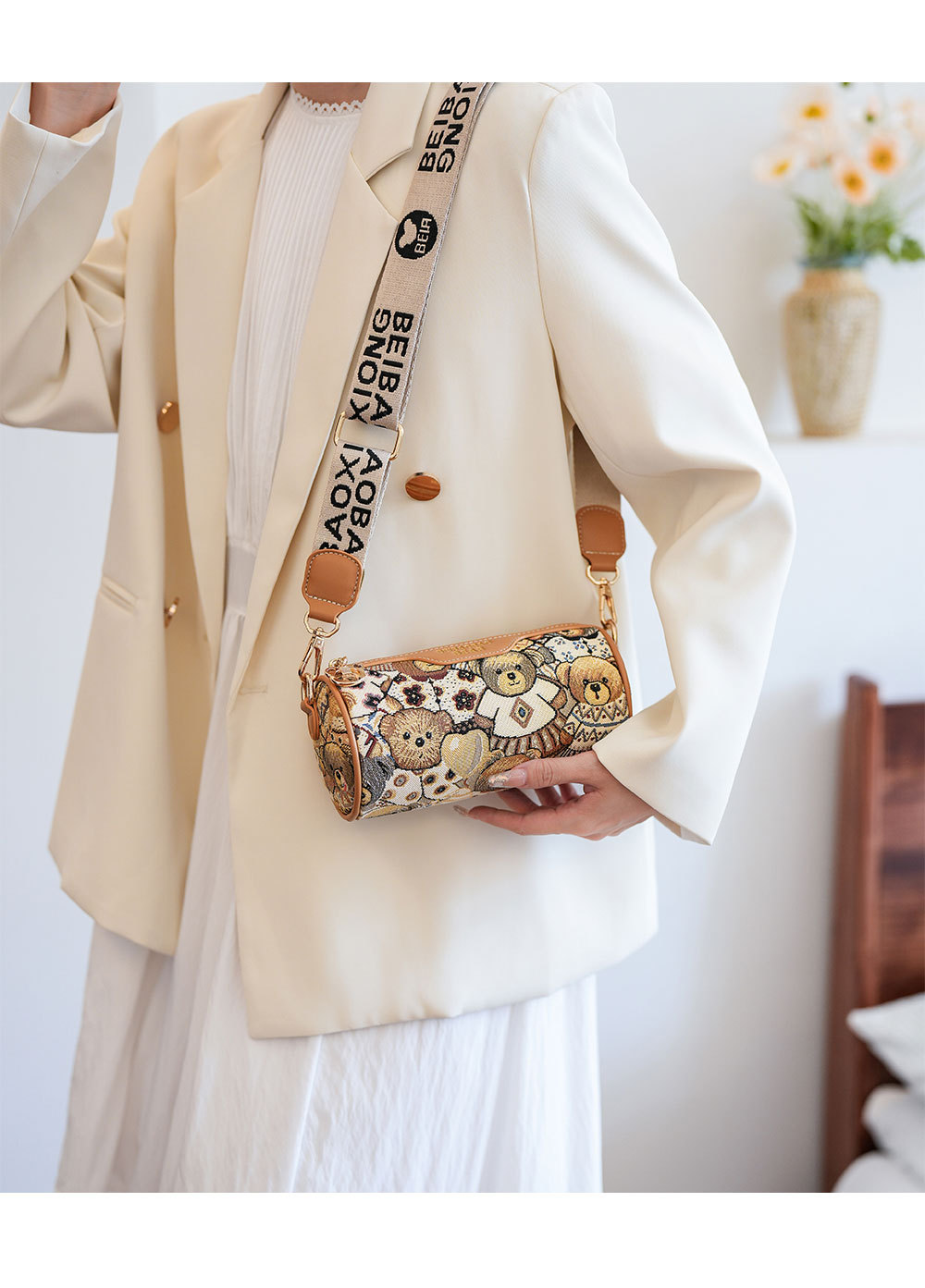 autumn new small bag women's fashionable all match small round bag trendy fashion shoulder messenger bag_voghion.com