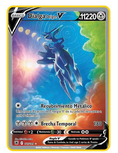 Una gran cantidad de puntos Pokémon tarjeta de metal Pokémon Pokémon tarjeta de metal inglesa