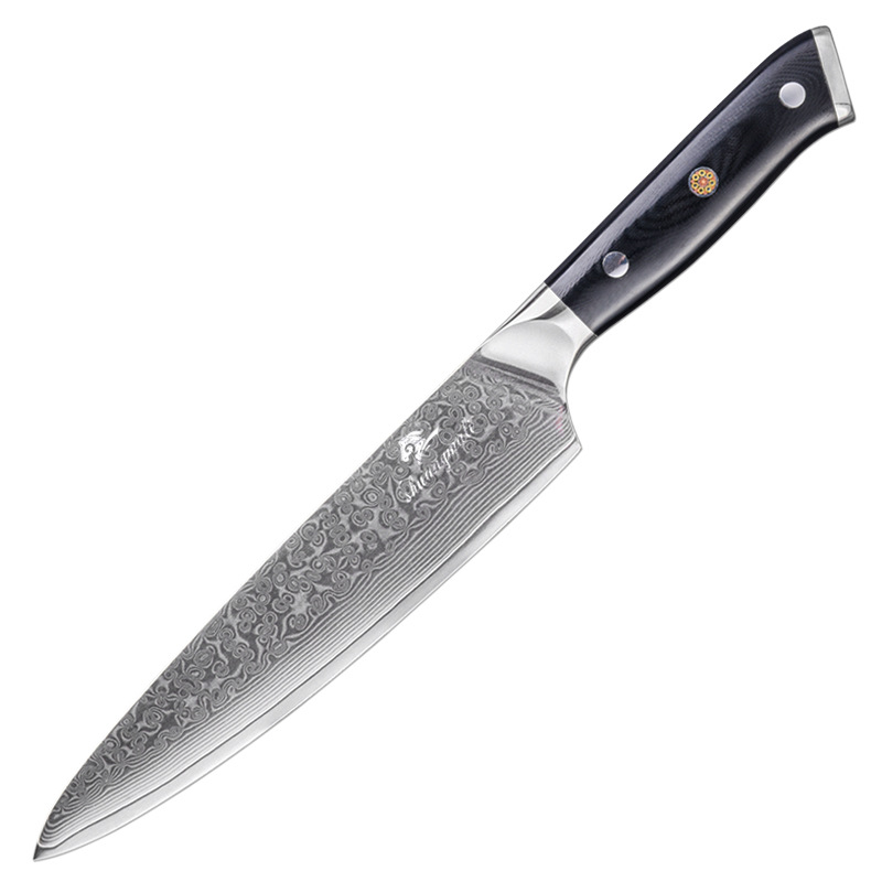 Damascus Steel Chef's Knife8-inch VG10 Hand Kitchen Knife Butcher Knife For
