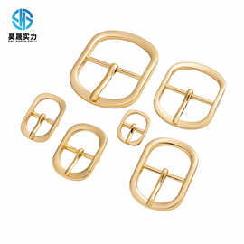 皮具五金配件箱包椭圆旦形针扣 锌合金箱包皮带锁扣织带扣批发