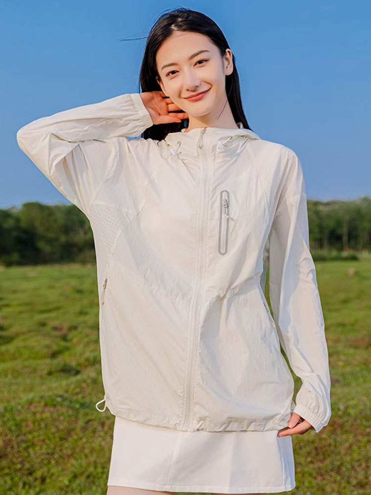 Upf150+ Ultra-Thin Cool Breathable Ice Silk Sun Protection Clothing for Men Summer New Anti-Uv Hooded Sun Protection Clothing for Women
