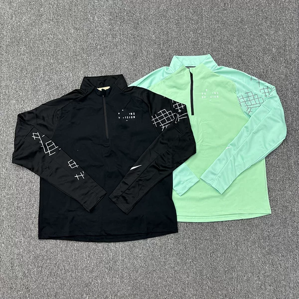 Wholesale Outdoor Sports Quick-Drying Long-Sleeved Men's Breathable Sweat-Absorbent Fitness Training Morning Running Elastic Wear-Resistant Casual Clothing