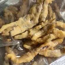 江湖地摊批发速冻熟制品去内脏小泥鳅油炸原味炸泥鳅即食猫猫鱼干