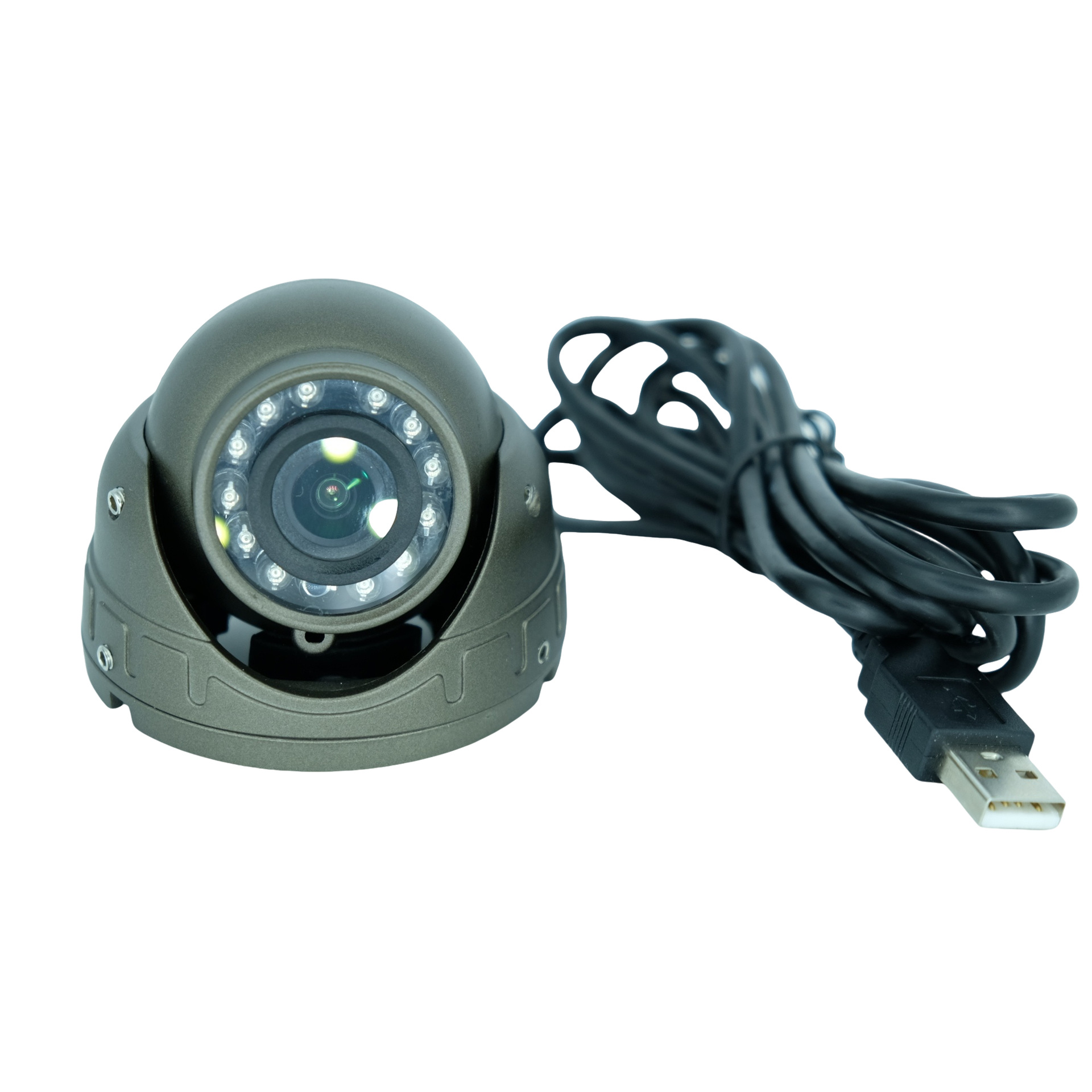Cross-Border USB Truck Car In-Car High-Definition Night Vision Driving Test Metal Conch Hemispheric Car Surveillance Camera Otg
