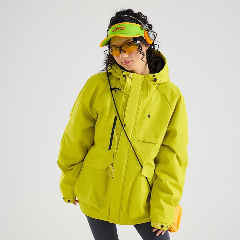 New winter collection: loose-fitting, casual windproof jacket for outdoor activities, travel, and hiking; thickened for warmth; available in a couple's style