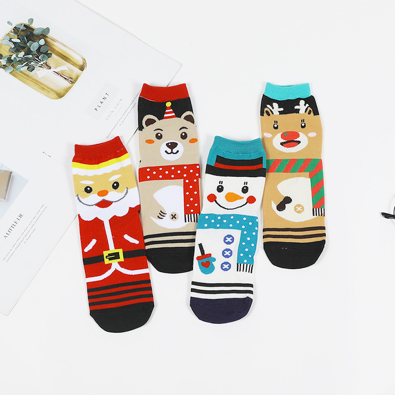 Women's Cartoon Style Animal Polyester Cotton Ankle Socks 1 Set display picture 4