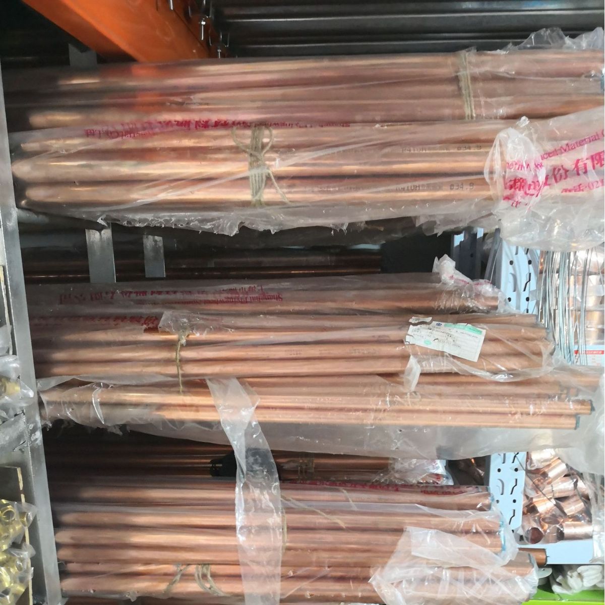 飞轮铜管紫铜管TP2铜管空调连接管制冷软态圆管件高纯度纯铜