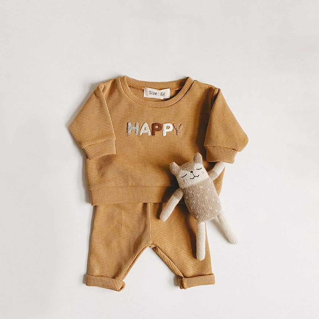 Spring, Autumn Season Men's, Baby Boy'S Gender Fashion Style Fashion Letter Cotton Boys Clothing Sets