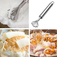 Stainless steel coconut grater for extracting coconut meat, specialized tool, coconut cream scraper, coconut fiber fruit meat magic tool, five-claw grater