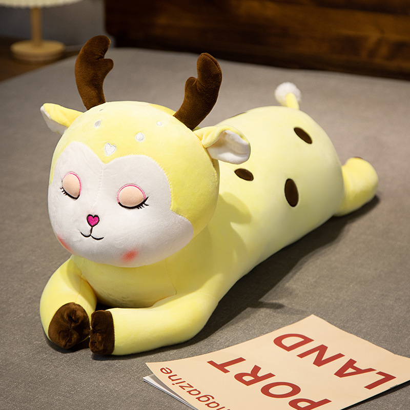 Miente ciervos muñeca de peluche de juguete almohada chica dormir cama muñeca Linda super suave grande lindo