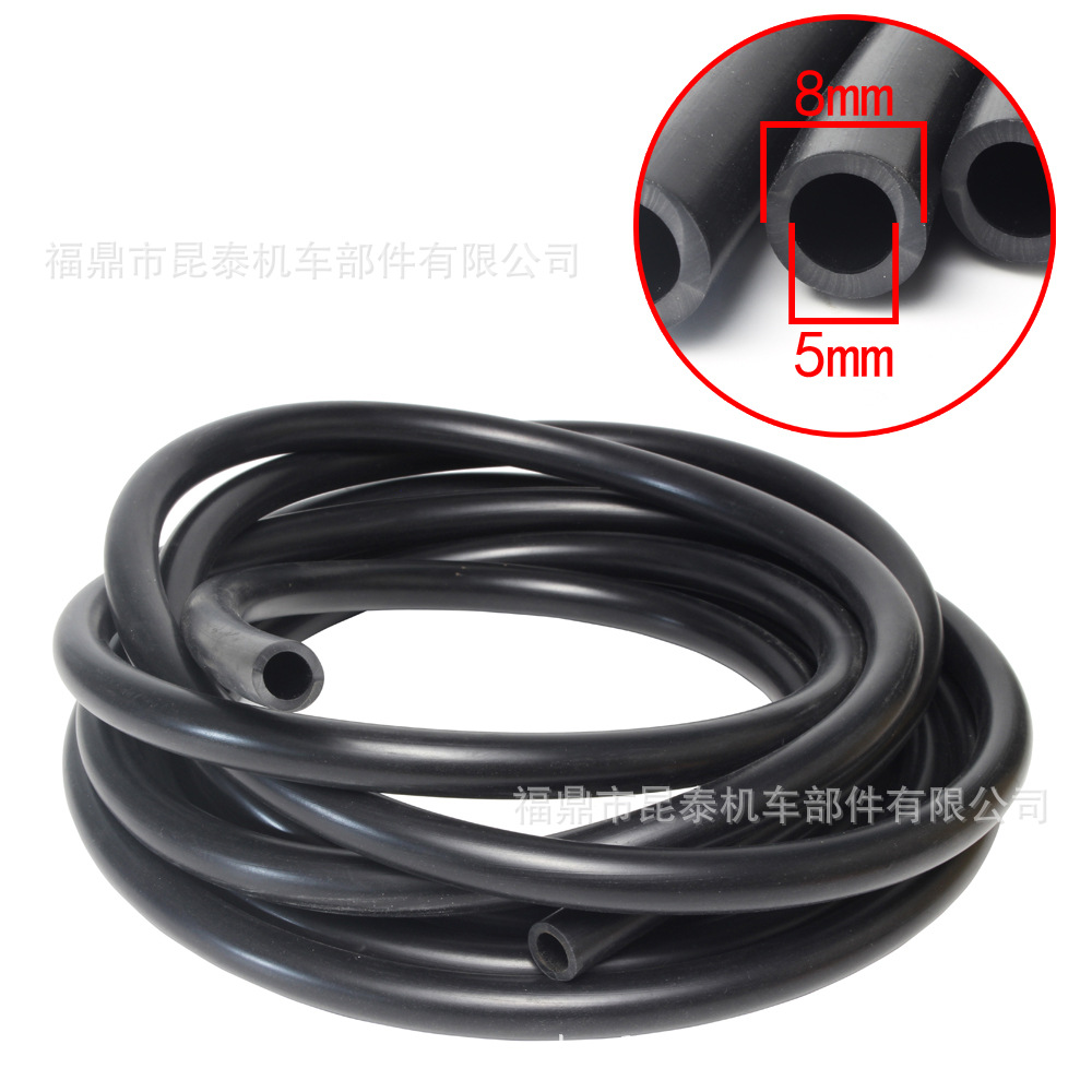 5mm*8mm motorcycle carburetor rubber fuel hose oil delivery pipe oil-resistant heat-resistant