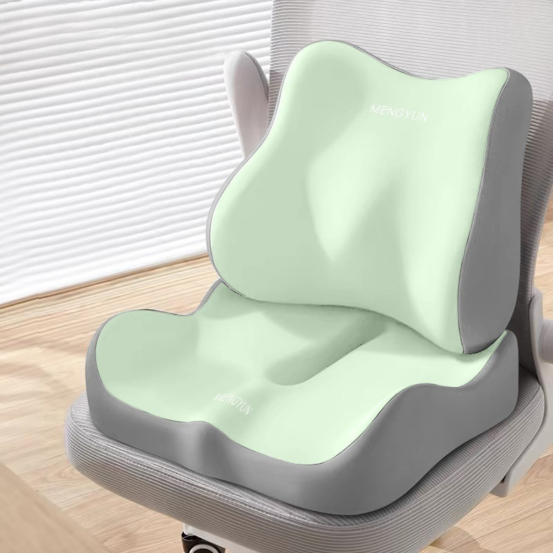 腰クッション、腰保護具、オフィスチェアクッション、学生クッション、ゲーミングチェアシートクッション、腰サポート、座りがちな疲労防止|undefined