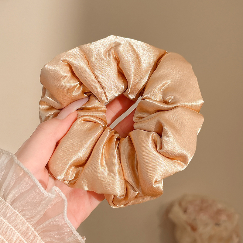 Anillo de cabello de intestino grande coreano para mujeres de alto nivel toallas cuadradas cuerdas de cabello de alta elasticidad y elásticas duraderas flojas flojas