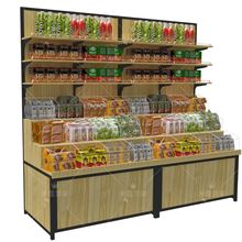 超市零食干果货架五谷杂粮糖果展示架靠墙鸡蛋架散称货架中岛货架