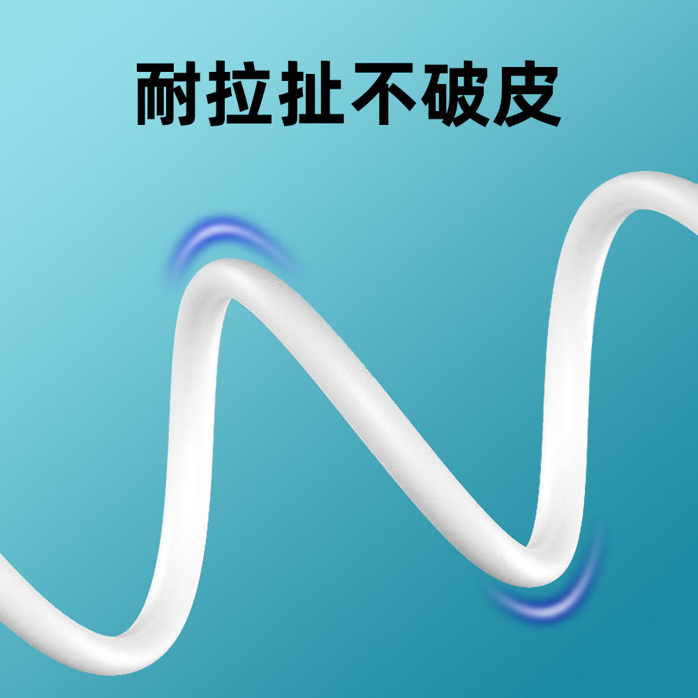 Para Android 90cm cable micro USB cable de datos de carga de teléfono móvil moldeado por inyección de PVC 4 núcleos 2A cable de carga rápida