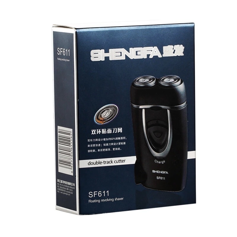Wholesale Shengfa SF611 Men's Electric Shaver Double Head Rotary Electric Rechargeable Razor