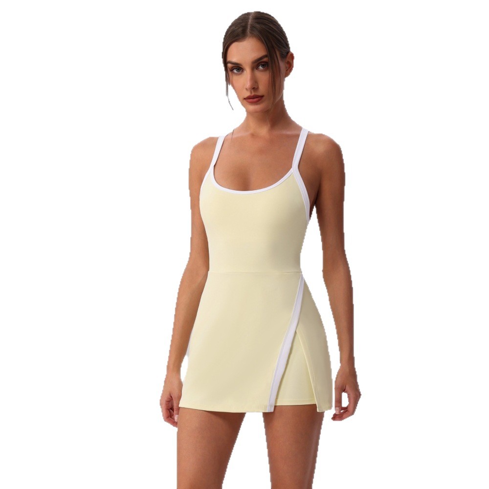 Fitness Tenis vestido corto anti-fuerte yoga ropa deportiva de correr al aire libre pantalones de mujer slim