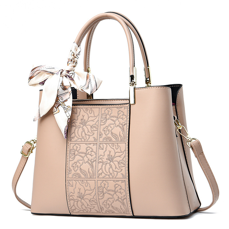 Bolso de mujer de Taizhou con un nuevo diseño de bordado de estilo chino, bolso para el Día de la Madre, bolso de gran capacidad.