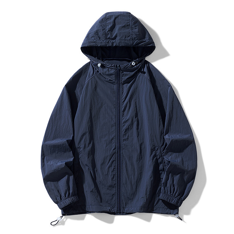 メンズ通気性日焼け止め服、氷のようなトレンディなトップス、多用途の若者日焼け止め服、カップルの速乾性皮膚服、工場直販|undefined