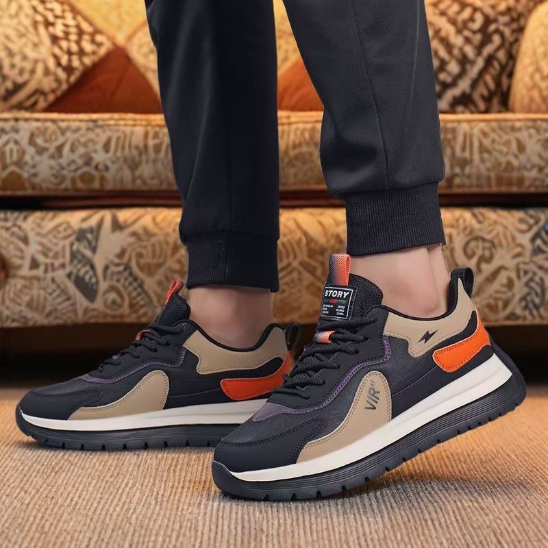 Zapatos deportivos transfronterizos para hombres, malla transpirable, cómodo, suela gruesa, zapatos casuales para hombres, colores de moda, zapatos para hombres de altura múltiple