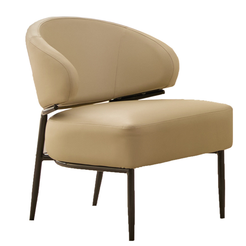 Silla de sofá de lujo ligera moderna simple oficina de ventas salón de belleza cafetería oficina sala de recepción sala de estar silla de negociación