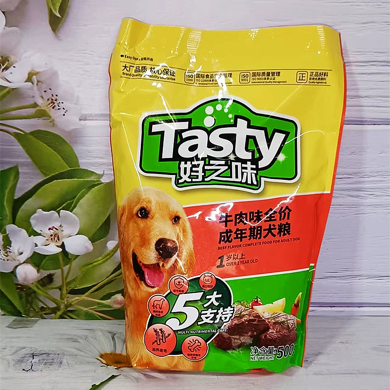 Корм для собак Haohzhiwei 500г, со вкусом говядины, натуральный, для взрослых собак, для голден ретриверов, полный рацион, для пожилых собак