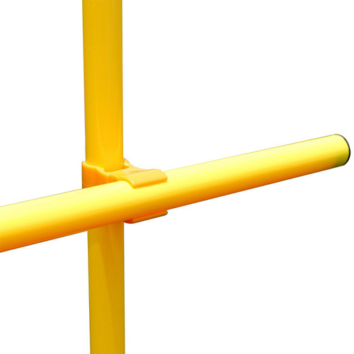 Pipe clamp football training sign pole buckle around the pole matching simple football goal combination plastic connection yellow buckle
